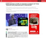 El BCE baja tipos al 2,25% en respuesta a la ofensiva de Trump: "Debemos estar preparados para lo impredecible"