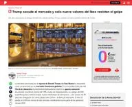 Trump sacude el mercado y solo nueve valores del Ibex resisten el golpe